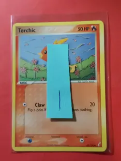 2006 Pokemon EX Crystal Guardians #65 Torchic, C, NF/H, cd1 - Image 3