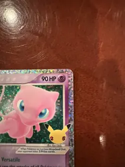Mew ex Classic Collection Celebrations Pokemon: 88/92 Psychic Holo NM/M 25th - Image 3