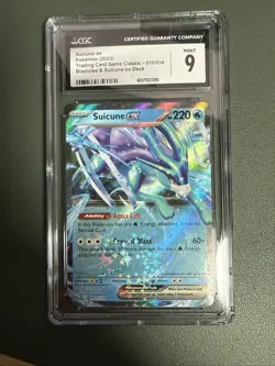 Pokemon Suicune ex CGC 9 Holo Trading Card Game Classic #010/034 English 2023 - Image 2