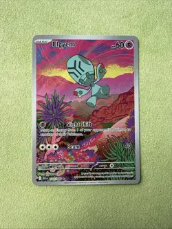 Elgyem Card Illustration Rare Sv: Black Bolt 120/086 Pokemon TCG - Image 1