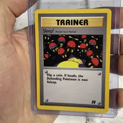 Pokemon Card Sleep! 79/82 UNLIMITED Team Rocket WOTC Common NM/MT Vintage TCG - Image 1