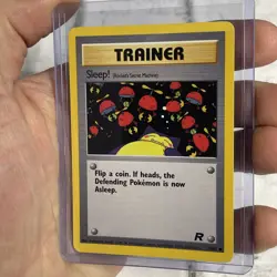 Pokemon Card Sleep! 79/82 UNLIMITED Team Rocket WOTC Common NM/MT Vintage TCG - Image 2