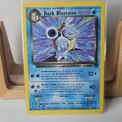 Pokemon TCG Dark Blastoise Team Rocket Holo Rare Unlimited 3/82 NM - Image 1