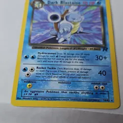 Pokemon TCG Dark Blastoise Team Rocket Holo Rare Unlimited 3/82 NM - Image 2