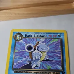 Pokemon TCG Dark Blastoise Team Rocket Holo Rare Unlimited 3/82 NM - Image 3
