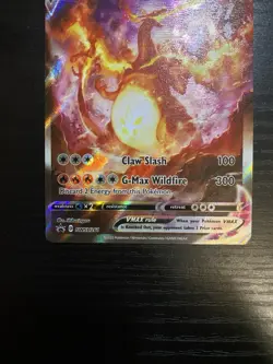 Charizard VMAX SWSH261 Promo Holo 330 HP Claw Slash G-Max Wildfire Pokemon Card - Image 2