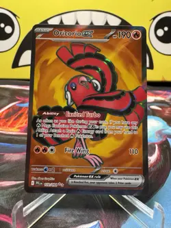Oricorio ex 110/094 Ultra Rare Phantasmal Flames Pokemon NM/M - Image 1
