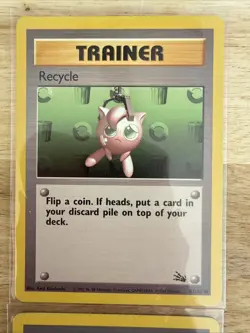 2 Recycle 61/62 Trainer Pokemon 1999 Fossil - Image 2
