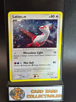 🌀 2008 POKEMON POP SERIES 7 #3 LATIAS-HOLO 🌀DOUBLE SWIRL🌀 - Image 1