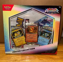 SEALED Pokemon TCG Scarlet & Violet Prismatic Evolutions Poster Collection Box - Image 1