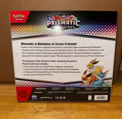 SEALED Pokemon TCG Scarlet & Violet Prismatic Evolutions Poster Collection Box - Image 2