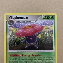 Vileplume 45/146 - Legends Awakened Rare Pokemon Card - LP - Image 3