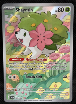 NM Shaymin 185/182 Destined Rivals Illustration Rare POKEMON 2025 - Image 1