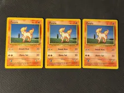 10 x Ponyta 60/102 Pokemon Base Set Unlimited (HP-LP) - Image 5