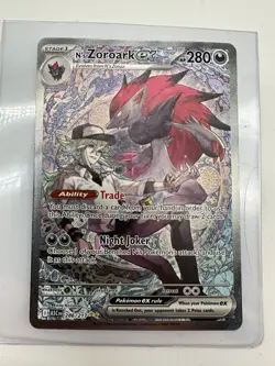 N's Zoroark ex 286/217 SIR, Ascended Heroes, Full Art Holo, Pokemon TCG, NM - Image 1