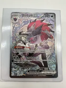 N's Zoroark ex 286/217 SIR, Ascended Heroes, Full Art Holo, Pokemon TCG, NM - Image 4
