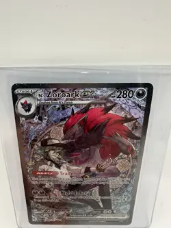 N's Zoroark ex 286/217 SIR, Ascended Heroes, Full Art Holo, Pokemon TCG, NM - Image 5