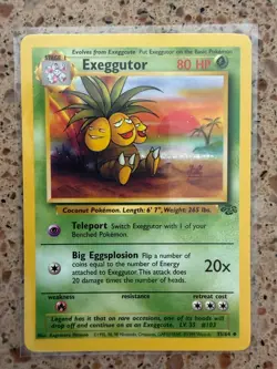 Pokemon NM Exeggutor 35/64 Jungle set 1999 - Image 1
