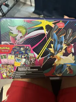 Pokemon Trading Card Game Tin Gardevoir Lucario Latios Mawile Riolu Multicolor - Image 1