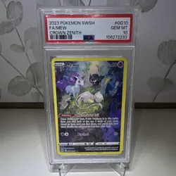 Pokemon TCG Mew GG10 Crown Zenith Ultra Rare Holo PSA 10 2023 - Image 1