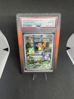 Pokemon Obsidian Flames ETB Charmander #044 044 Black Star Promo PSA 10 W Guard - Image 1