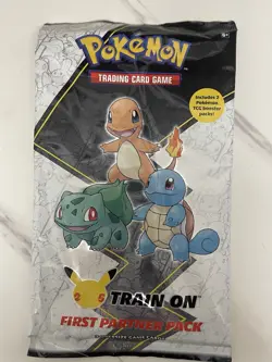 Pokemon TCG Kanto First Partner Pack 25th Anniversary Cards & Packs New Sealed 820650809682 - Image 1