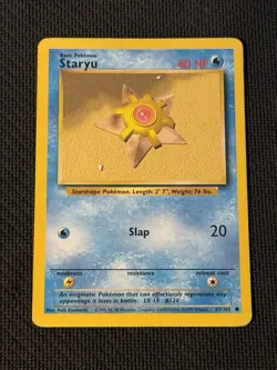 11 x Staryu 65/102 Pokemon Base Set Unlimited (LP-HP) - Image 3