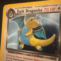 Pokemon Dark Dragonite TCG Team Rocket Unlimited Holo Card 5/82 - Image 2
