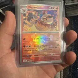 013/131 Flareon : (Master Ball Holo) Card : Pokemon TCG Prismatic Evolutions - Image 2