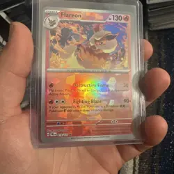 013/131 Flareon : (Master Ball Holo) Card : Pokemon TCG Prismatic Evolutions - Image 3