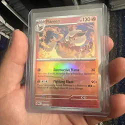 013/131 Flareon : (Master Ball Holo) Card : Pokemon TCG Prismatic Evolutions - Image 4