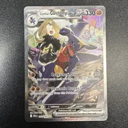 Cynthia's Garchomp EX Holo Card 232/182 Sir Pokemon TCG Destined Rivals NM JY - Image 1
