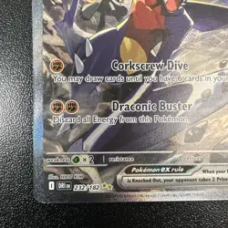 Cynthia's Garchomp EX Holo Card 232/182 Sir Pokemon TCG Destined Rivals NM JY - Image 5