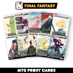 Final Fantasy Fan Art Card Set - 20+ Custom Playtest Collectibles (Commander Fri - Image 1