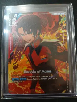 Gundam Card Game Newtype Rising GD01-111 R+ Battle of Aces Alt Art - Image 1