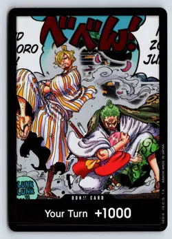 DON!! Card (Alternate Art) FOIL One Piece DON!! Wings of the Captain NM - Image 1