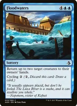 X 1 Floodwaters NM Amonkhet 053 MTG Magic The Gathering - Image 1