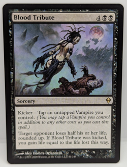 MTG Blood Tribute Zendikar Regular Rare NM - Image 1