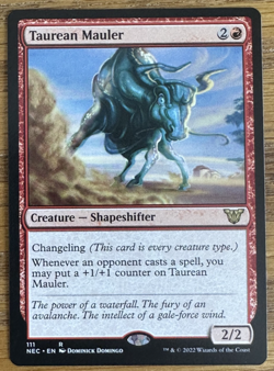 MTG Kamigawa Neon Dynasty Commander, Taurean Mauler - Image 1