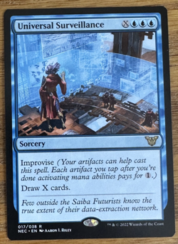 MTG Kamigawa Neon Dynasty Commander, Universal Surveillance - Image 1