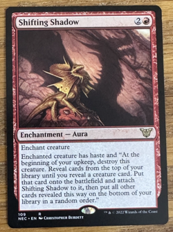 MTG Kamigawa Neon Dynasty Commander, Shifting Shadow - Image 1