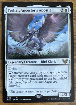 MTG Kamigawa Neon Dynasty Commander, Teshar, Ancestor's Apostle - Image 1