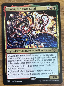 MTG Kamigawa Neon Dynasty Commander, Ulasht, the Hate Seed - Image 1