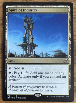 MTG Kamigawa Neon Dynasty Commander, Spire of Industry - Image 1