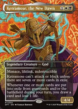 Ketramose, the New Dawn - Foil Extended Art DFT NM MTG - Image 1