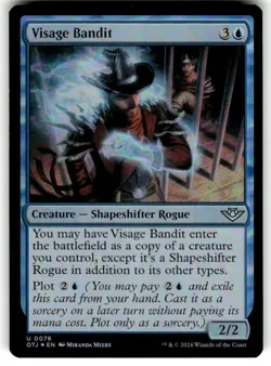 Visage Bandit Outlaws of Thunder Junction Foil MTG - Image 1