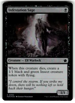 FOIL MTG Infestation Sage Foundations Regular - Image 1