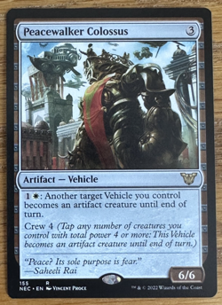 MTG Kamigawa Neon Dynasty Commander, Peacewalker Colossus - Image 1