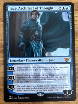 MTG Kamigawa Neon Dynasty Commander, Jace, Architect of Thought - Image 1