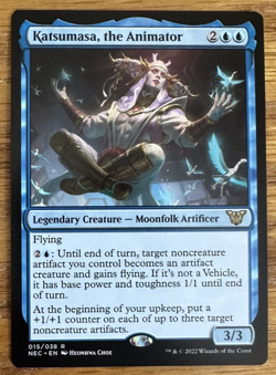 MTG Kamigawa Neon Dynasty Commander, Katsumasa, the Animator - Image 1
